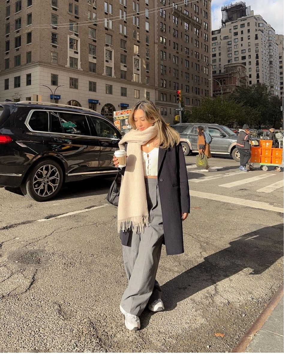 bundled up in an oversized scarf 🥰

#LTKSeasonal