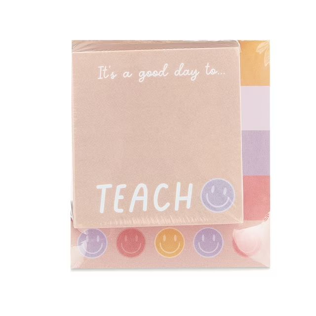 Valentine's Day Pink Teacher Notepad Cube, 3.5" x 4", by Way To Celebrate | Walmart (US)