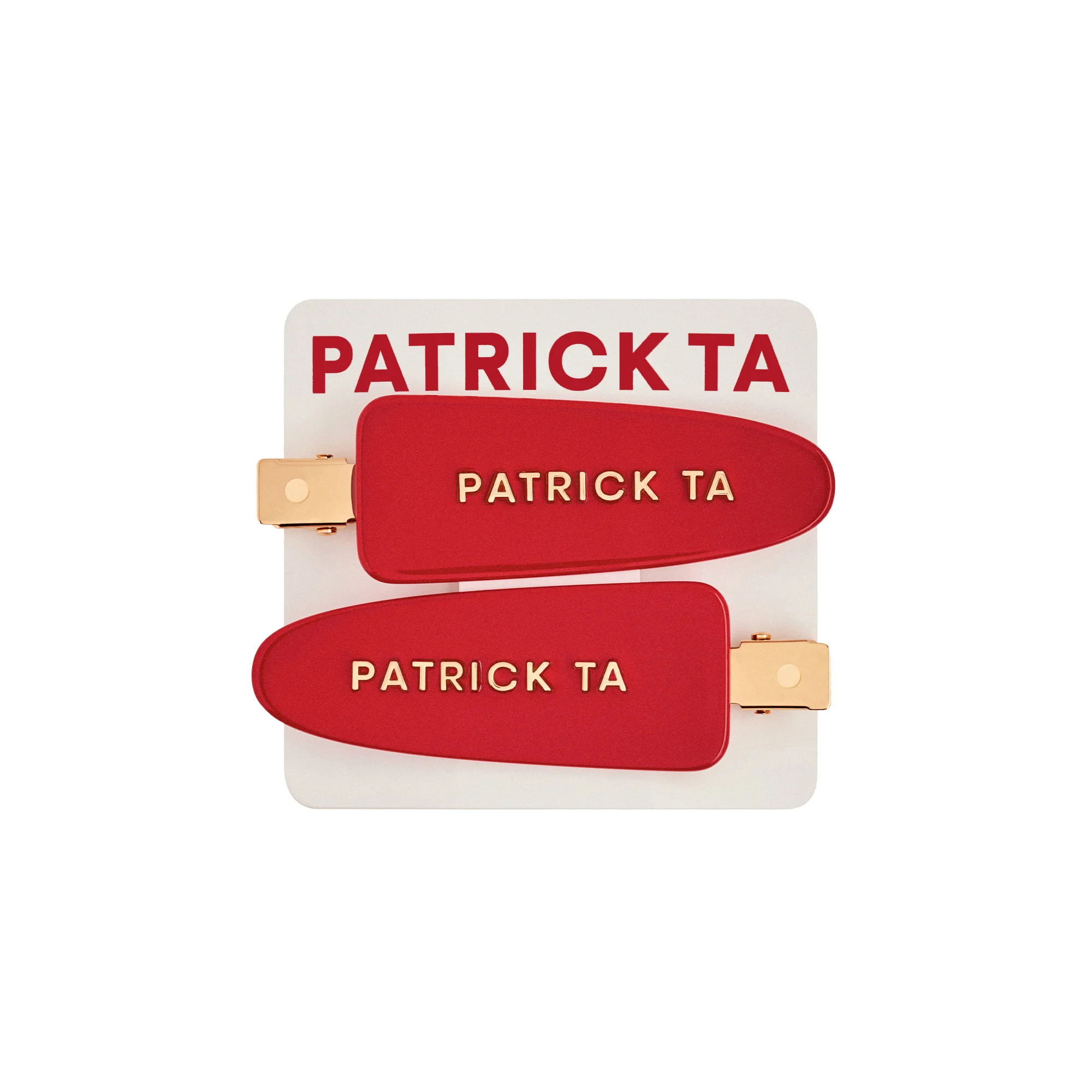 Strawberry Creaseless Hair Clips | Patrick Ta Beauty