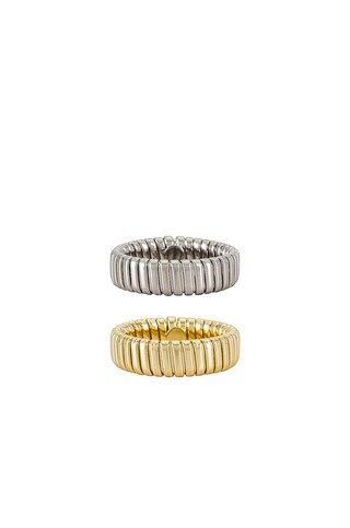 8 Other Reasons Ring Stack in Two Tone from Revolve.com | Revolve Clothing (Global)