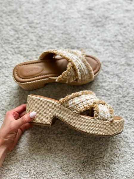 Cute summer wedge. Resort style. Summer shoes. Beach style. Target shoes 

#LTKShoeCrush #LTKFindsUnder50 #LTKSummerSales