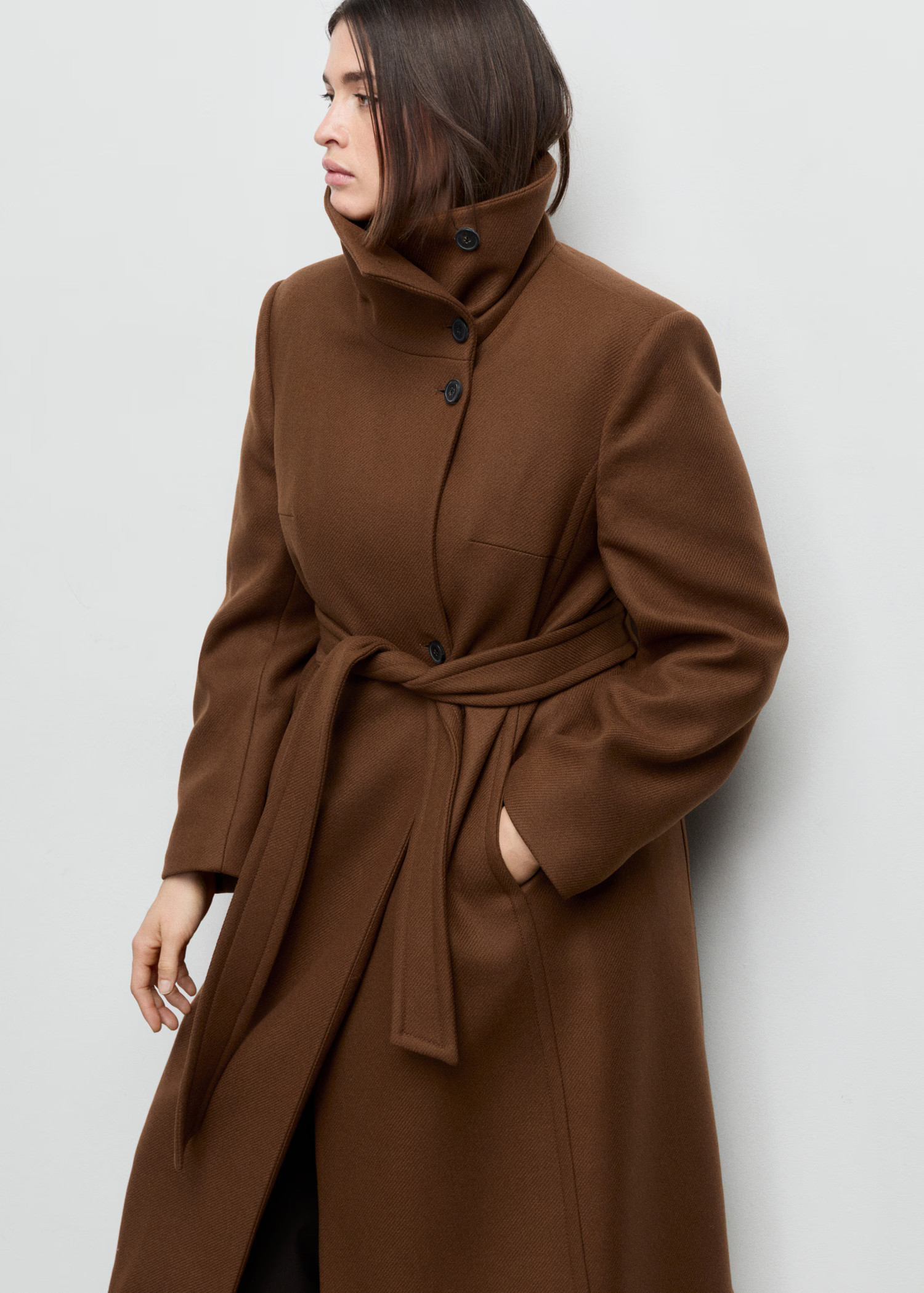 Manteco wool coat with belt | Mango (US/MX/AU)