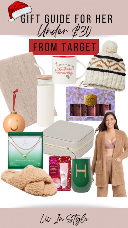 Gift guide for her under $30 all from
Target! Gifts she will love! #targetpartner 

#LTKSeasonal #LTKGiftGuide #LTKHoliday