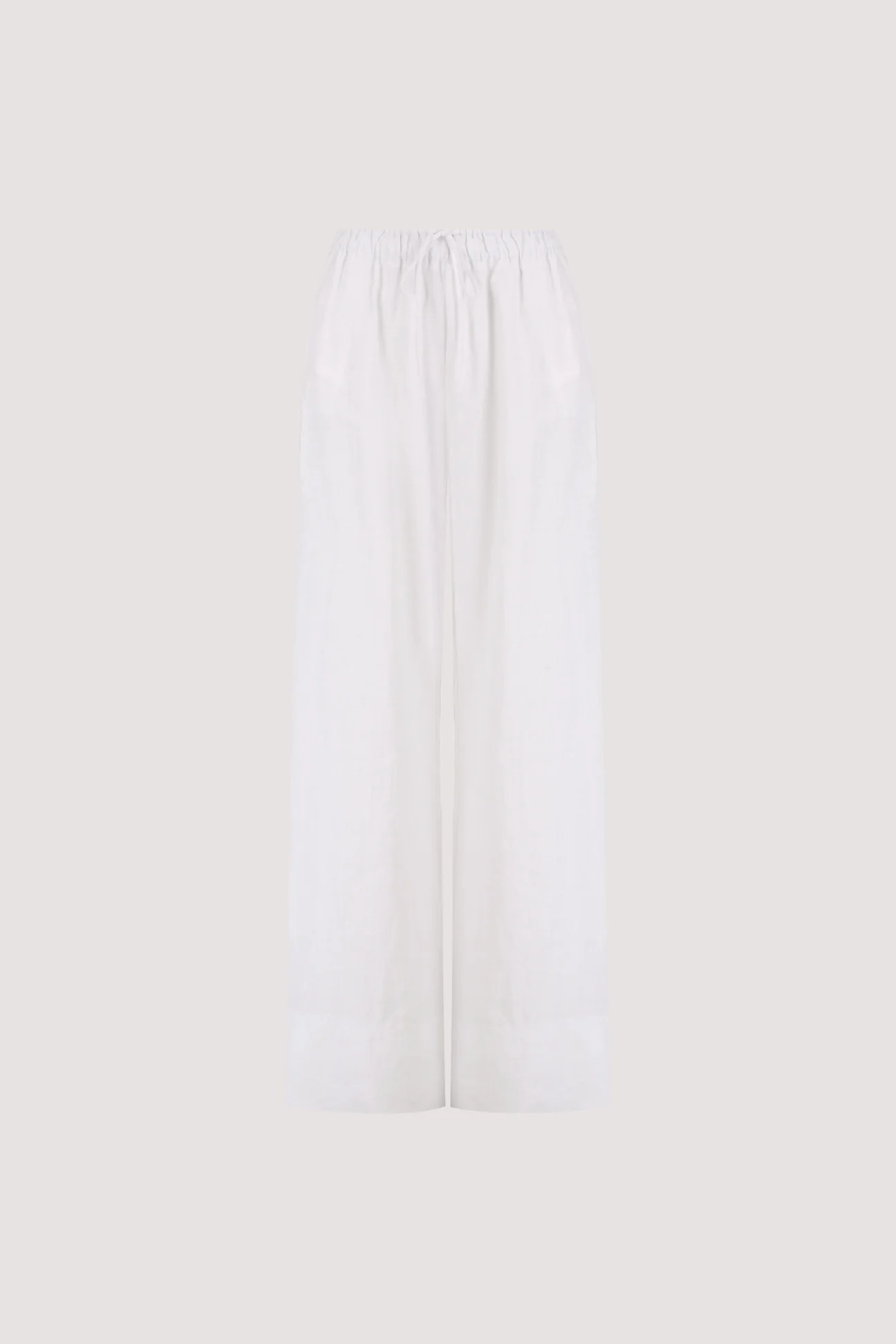 NOA WHITE LINEN PANT | DISSH