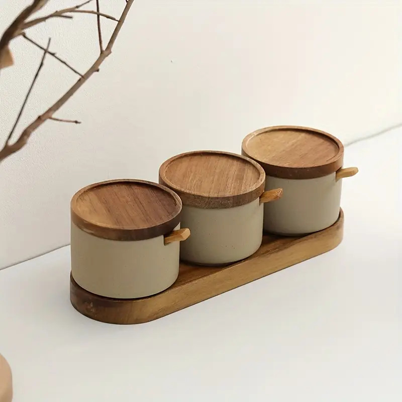 Seasoning Pot Set Kitchen Spice Pot Seasoning Containers - Temu | Temu Affiliate Program
