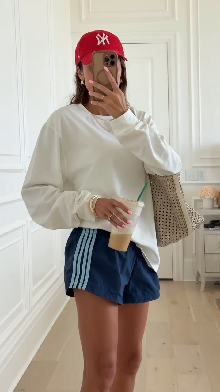These track shorts are 10/10!! Perfect trendy short for summer!

I’m wearing size small in blue & medium in pink and green. Size up 1 for thr looser fit 

Summer outfit, track shorts, Amazon fashion, casual outfit 

#LTKSeasonal #LTKOver40 #LTKootd
