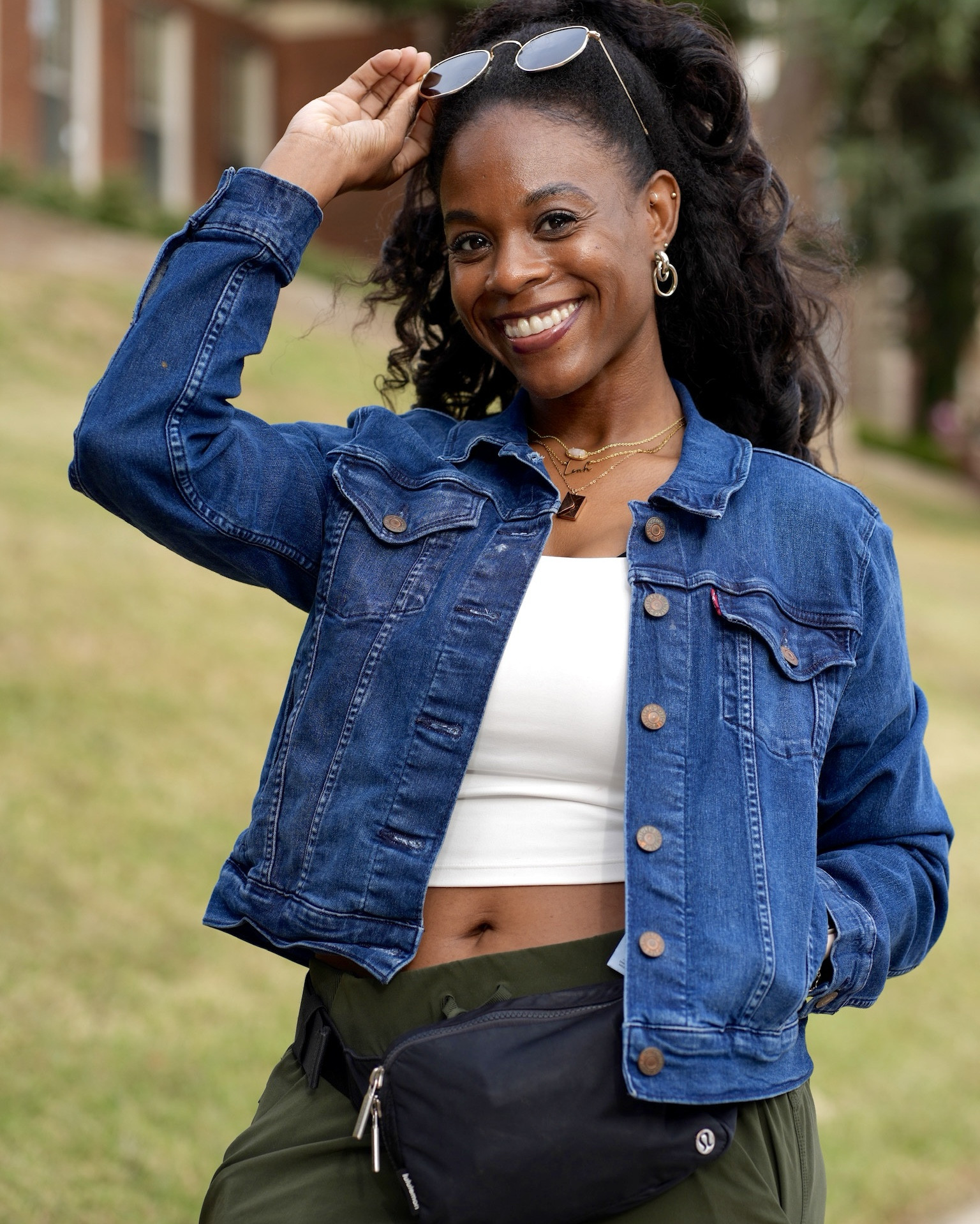 Homecoming outfits 
Denim style 
Fall outfits 
Timeless fashion 
HBCU dress code
Casual outfit 
Denim jacket 
Denim jacket outfit 
Fall styling tips 

#LTKFindsUnder50 #LTKStyleTip #LTKHoliday