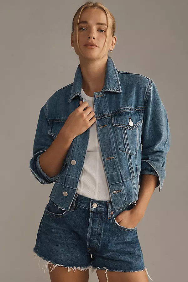 Diane Cut-Off Denim Jacket | Anthropologie (US)
