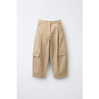 Zara - Pantaloni Cargo Barrel Con Fibbia - Beige Chiaro - 11-12 Anni (148 Cm) - Bambini | Zara IT