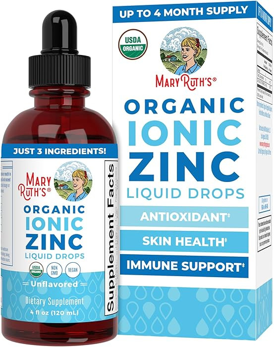 MaryRuth's Organic Liquid Zinc Supplement for Kids & Adults | Immune Support | Skin Health | Anti... | Amazon (US)