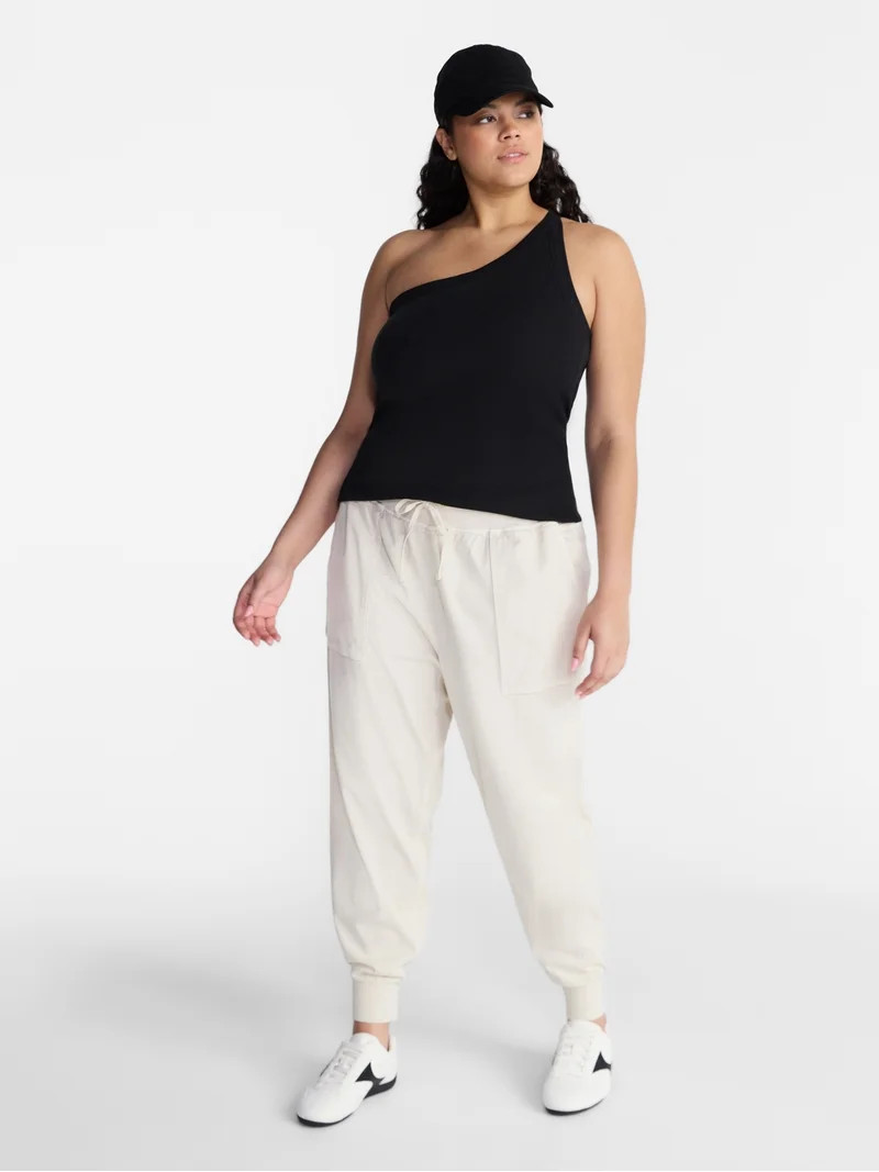Avia Women's and Women's Plus Relaxed Fit Joggers, 28'' Inseam, Sizes XS-4X | Walmart (US)