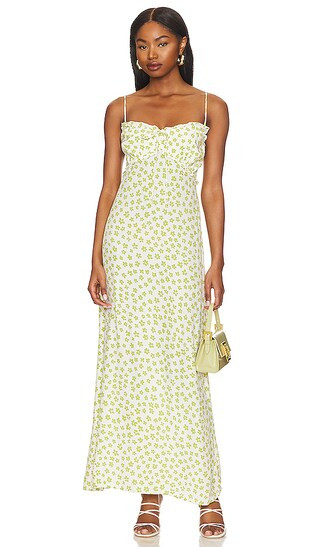 Gita Midi Dress in Gita Floral | Revolve Clothing (Global)