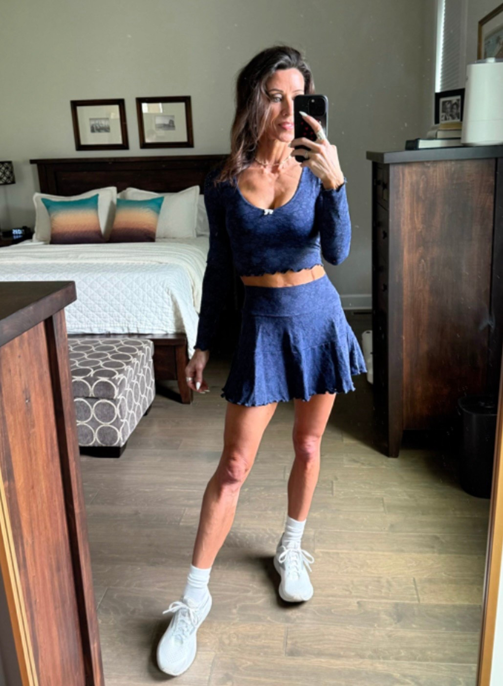 Sporty, flirty, comfy! Aerie Offline. Skort outfit. Matching set for Spring /Summerr

#LTKActive #LTKOver40 #LTKStyleTip