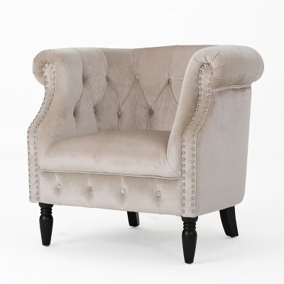 Akira New Velvet Club Chair - Christopher Knight Home | Target
