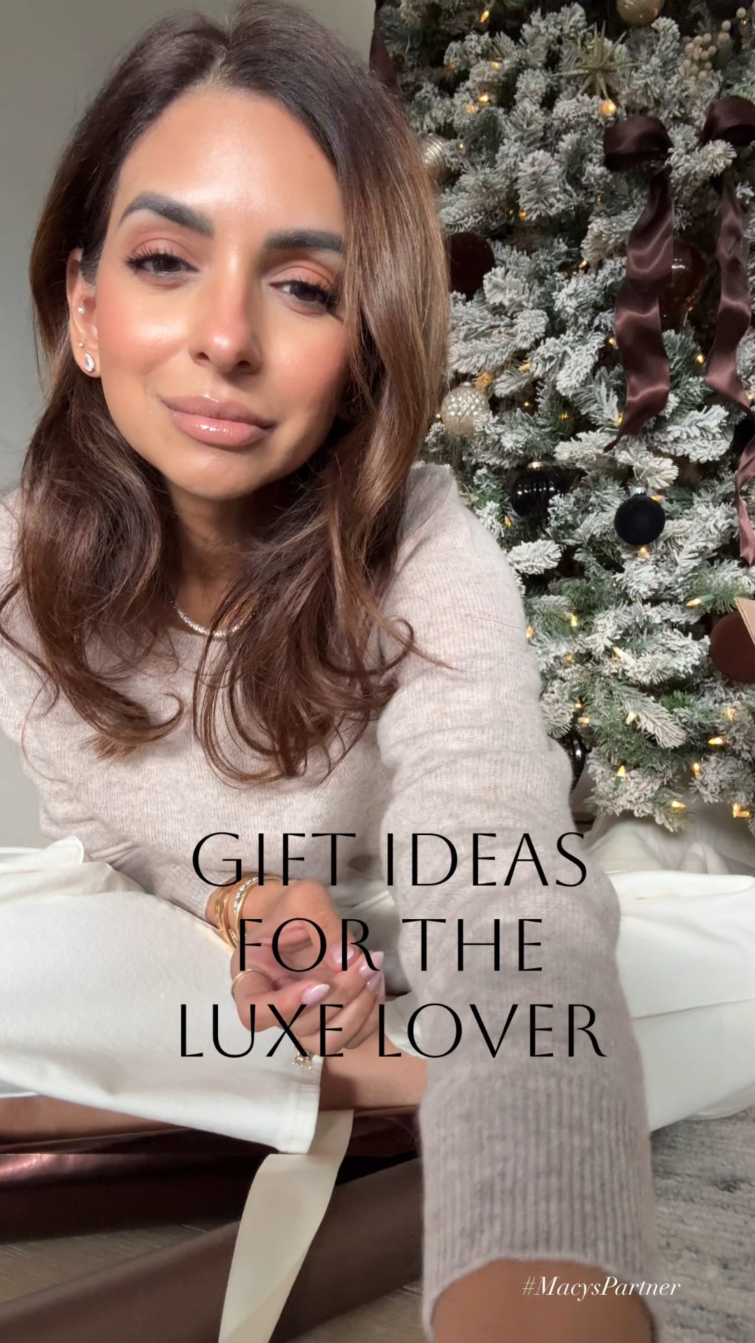 When in doubt- a luxe fragrance is always a hit ✨ Sharing some of the gift sets I ordered from @macys this holiday season! #MacysPartner
Sweater color is pearl taupe heather 

#LTKGiftGuide #LTKHoliday