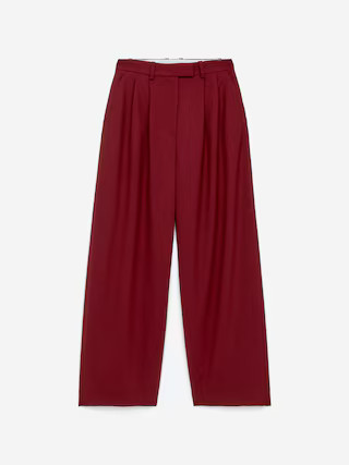 Pleated Wool Trousers | Arket UK