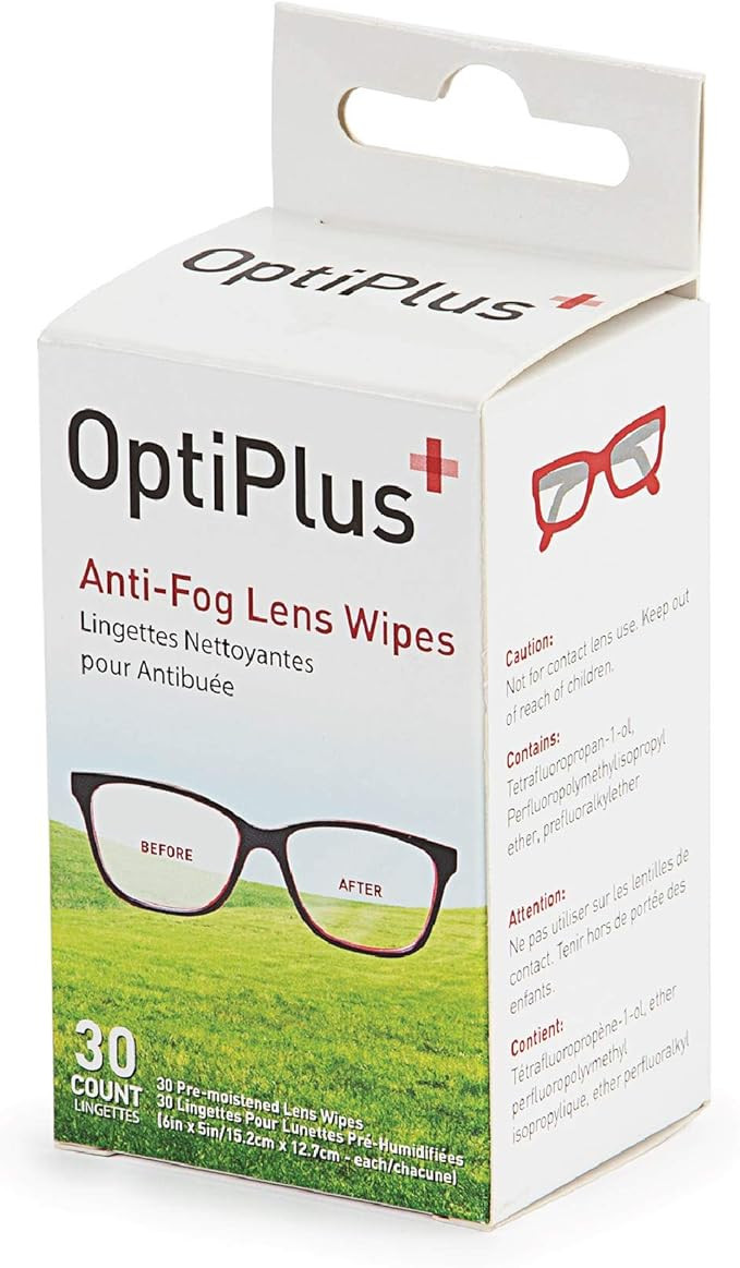 OptiPlus Anti Fog Lens Wipes | Amazon (US)