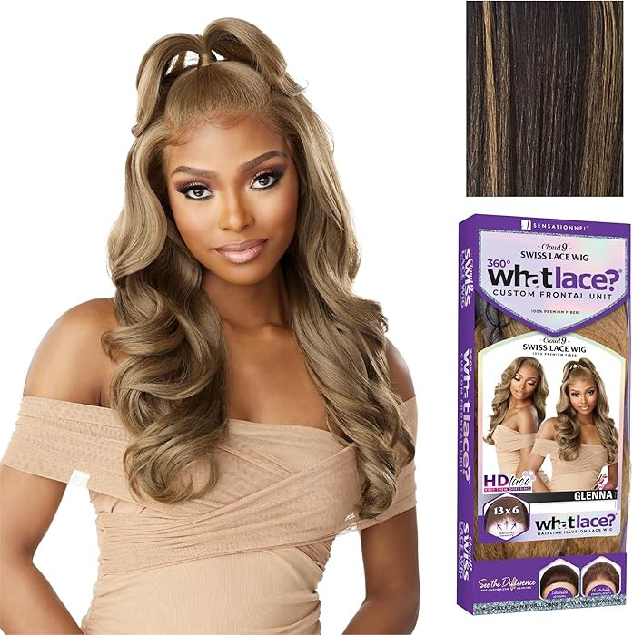 Sensationnel What Lace 13X6 Synthetic Wigs Glenna, BALAYAGEGOLD | Amazon (US)
