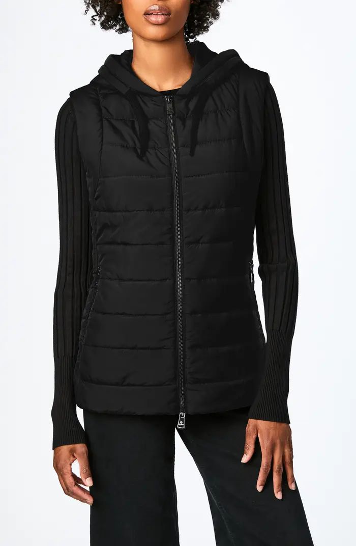 Bernado Packable EcoPlume™ Hooded Vest | Nordstrom