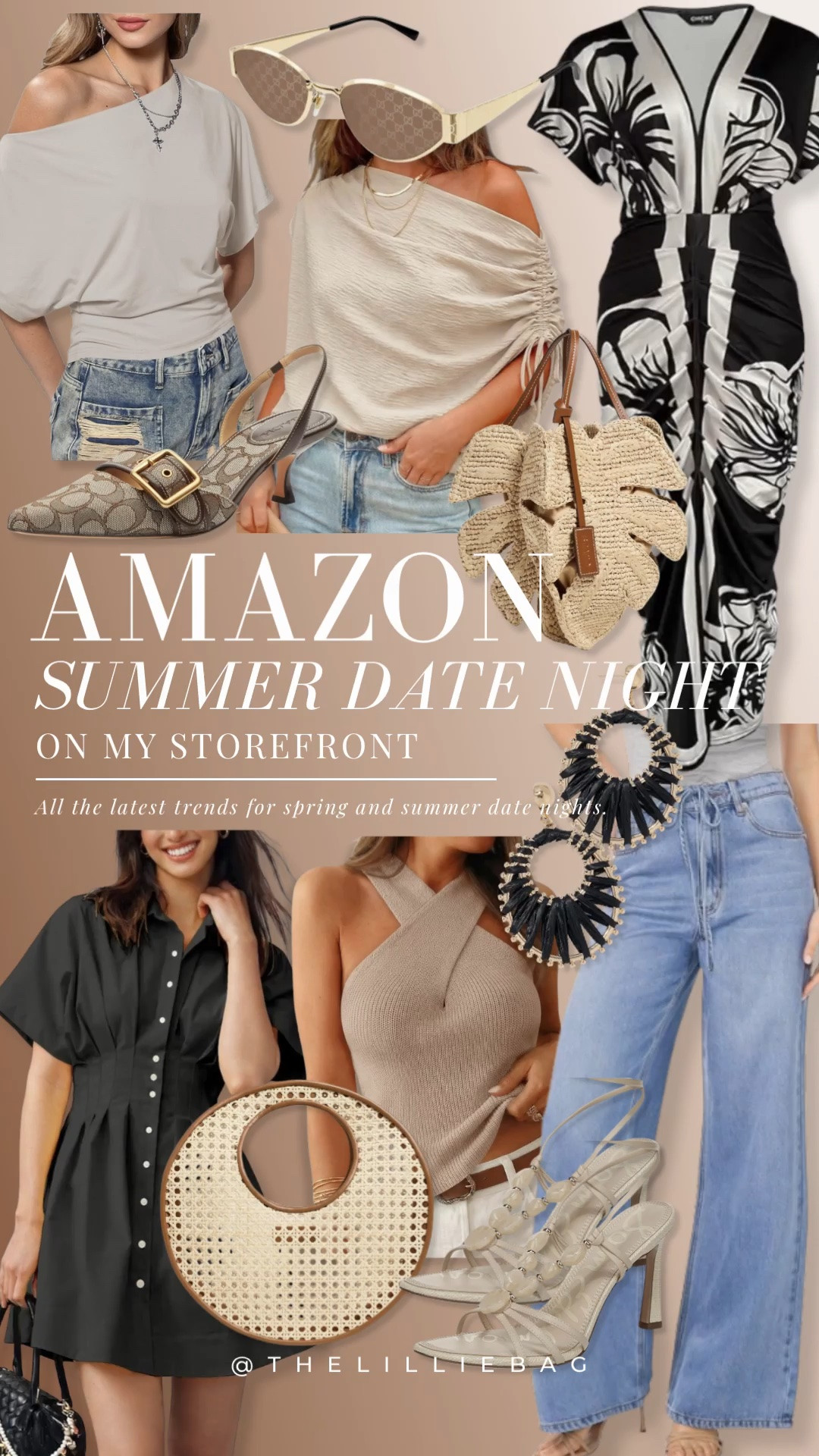 Amazon summer date night looks 🤍✨

All from my storefront 🙌🏼 the latest trends for spring + summer — denim, sandals, vacation-ready outfits, and the prettiest dresses

Easy, cute, and perfect for any night out ☀️ everything is linked on my LTK!

amazon finds, date night outfits, summer dresses, denim outfits, sandals, vacation outfits, spring outfits 2026, casual chic

#LTKSeasonal #LTKootd