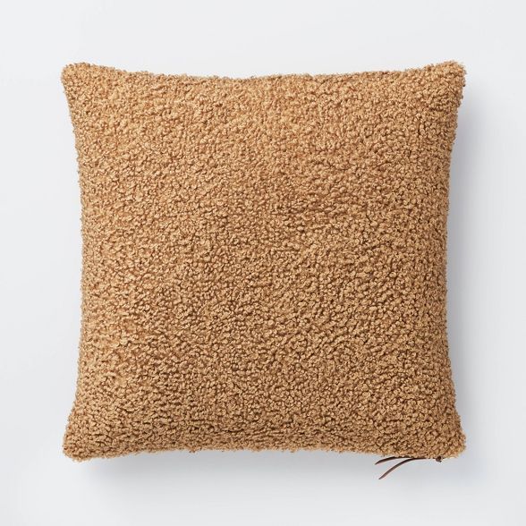 Boucle Throw Pillow with Exposed Zipper – Threshold™ designed with Studio McGee | Target