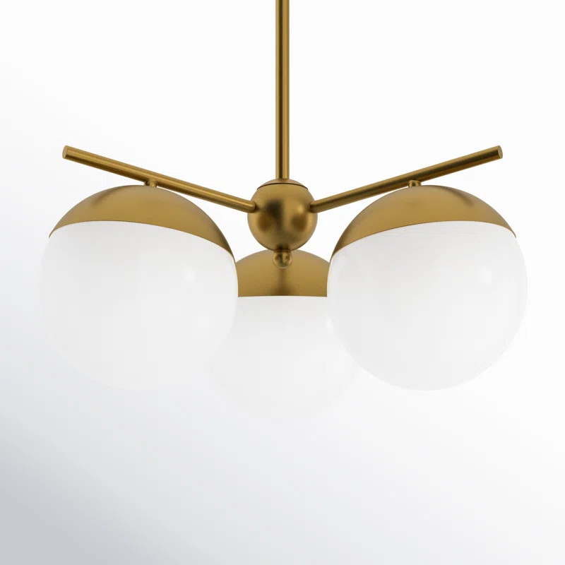Yearby 3 - Light Dimmable Globe Chandelier | Wayfair North America