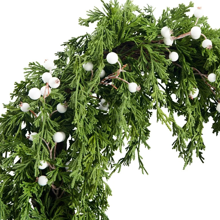 My Texas House White Berry Wreath, 20 Inch - Walmart.com | Walmart (US)