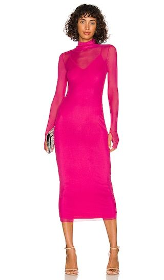 Shailene Dress in Fuchsia | Revolve Clothing (Global)