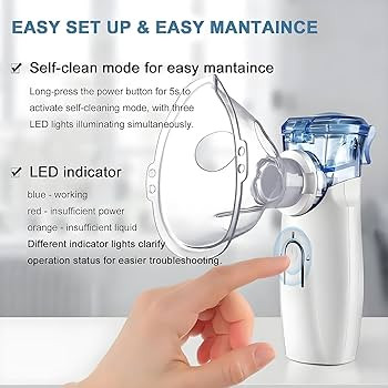 Ultrasonic Nebulizer, Portable Nebulizer Machine with Two Power Mode | Amazon (US)