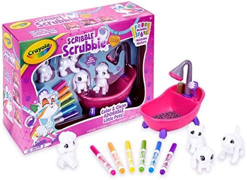 Crayola Scribble Scrubbie Pets Scrub Tub Animal Toy Set, Gift Age 3+ | Amazon (US)