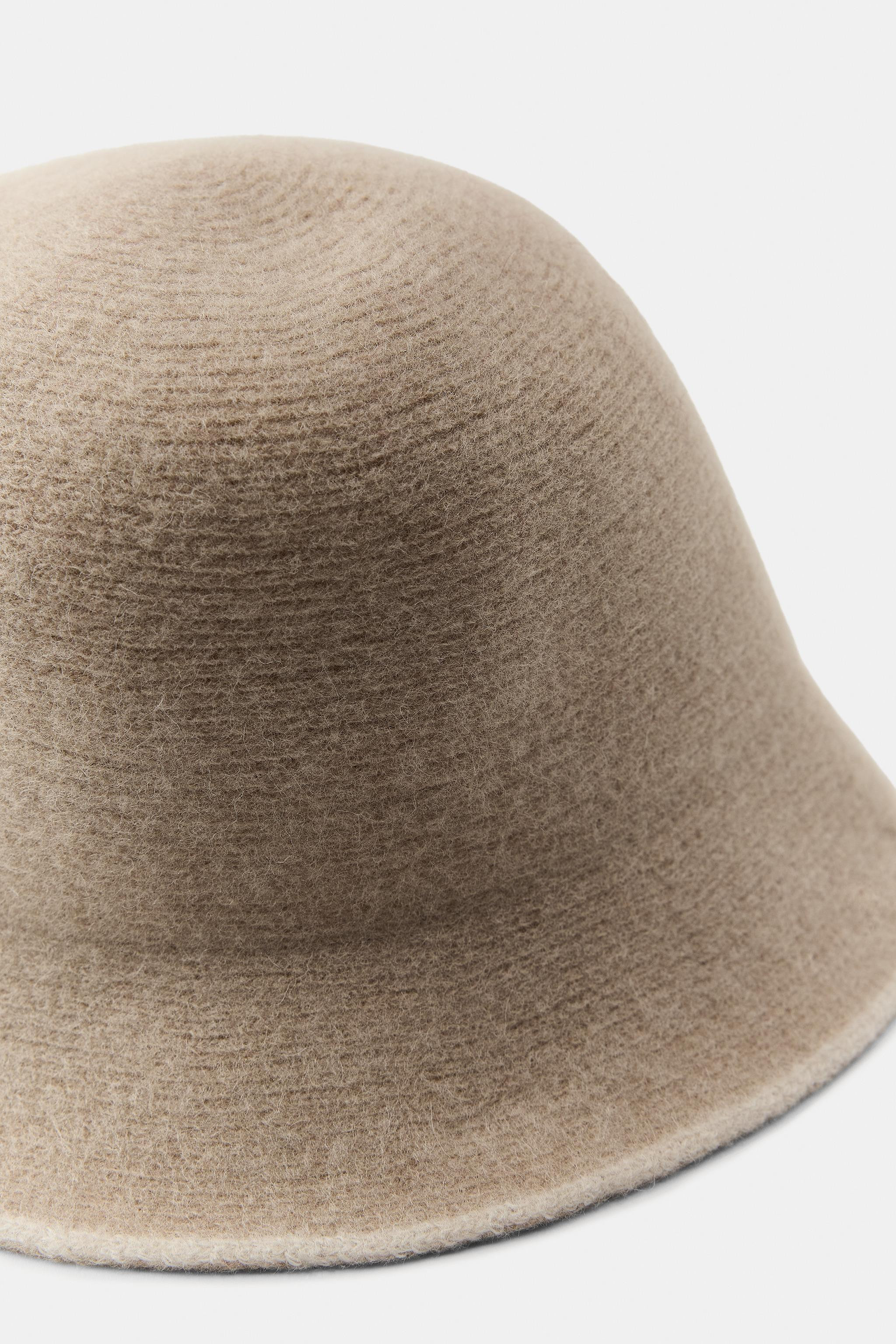 CONTRAST WOOL BLEND BEANIE | Zara UK