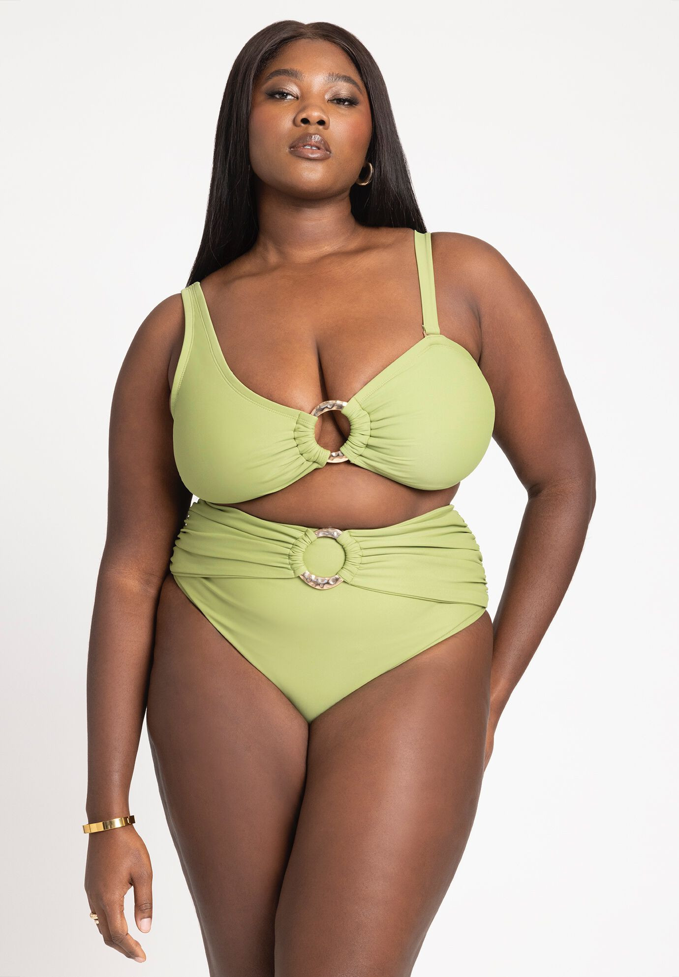 Ring Hardware Bikini Bottom | Eloquii