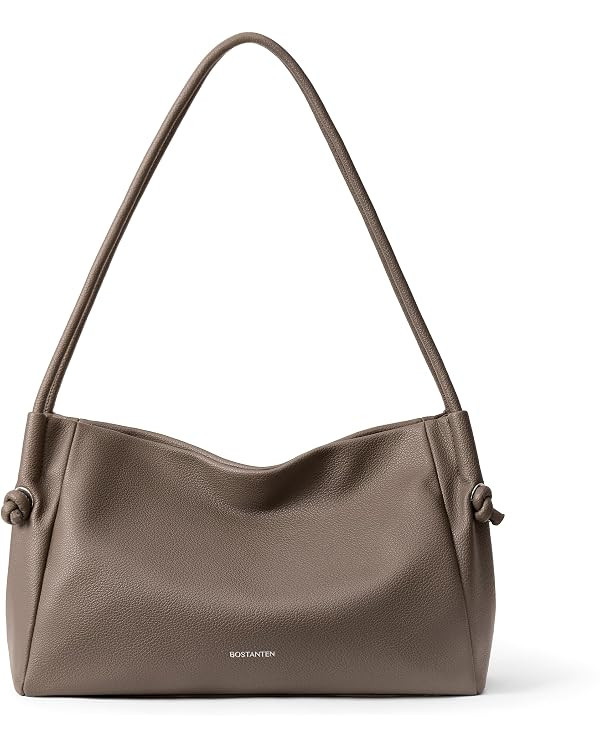 BOSTANTEN Shoulder Bag for Women Pebbled Vegan Leather Purse Soft Handbag | Amazon (US)