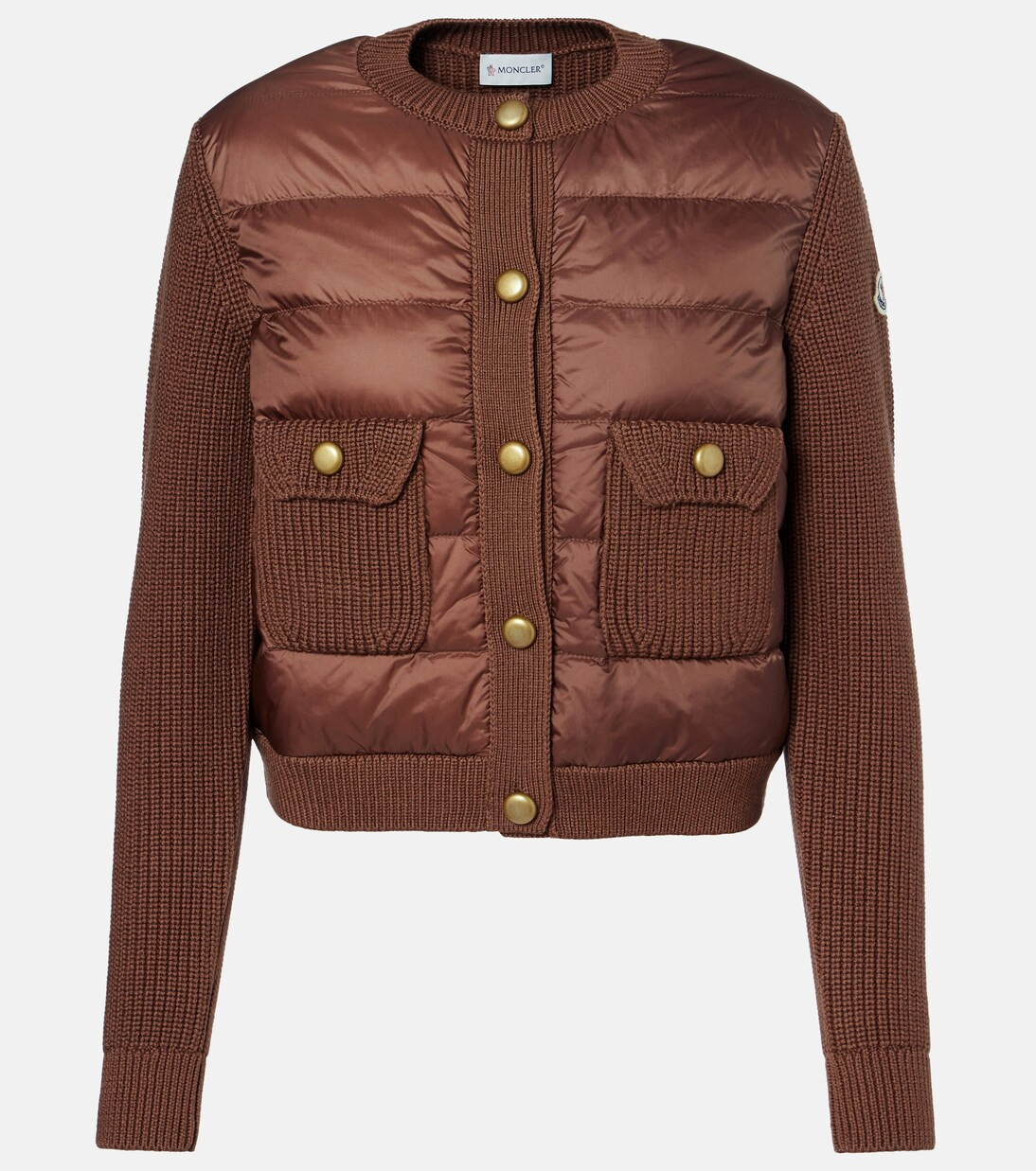 Wool-trimmed down jacket | Mytheresa (US/CA)