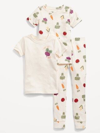 Unisex 3-Piece Snug-Fit Graphic Pajama Set for Toddler & Baby | Old Navy (US)