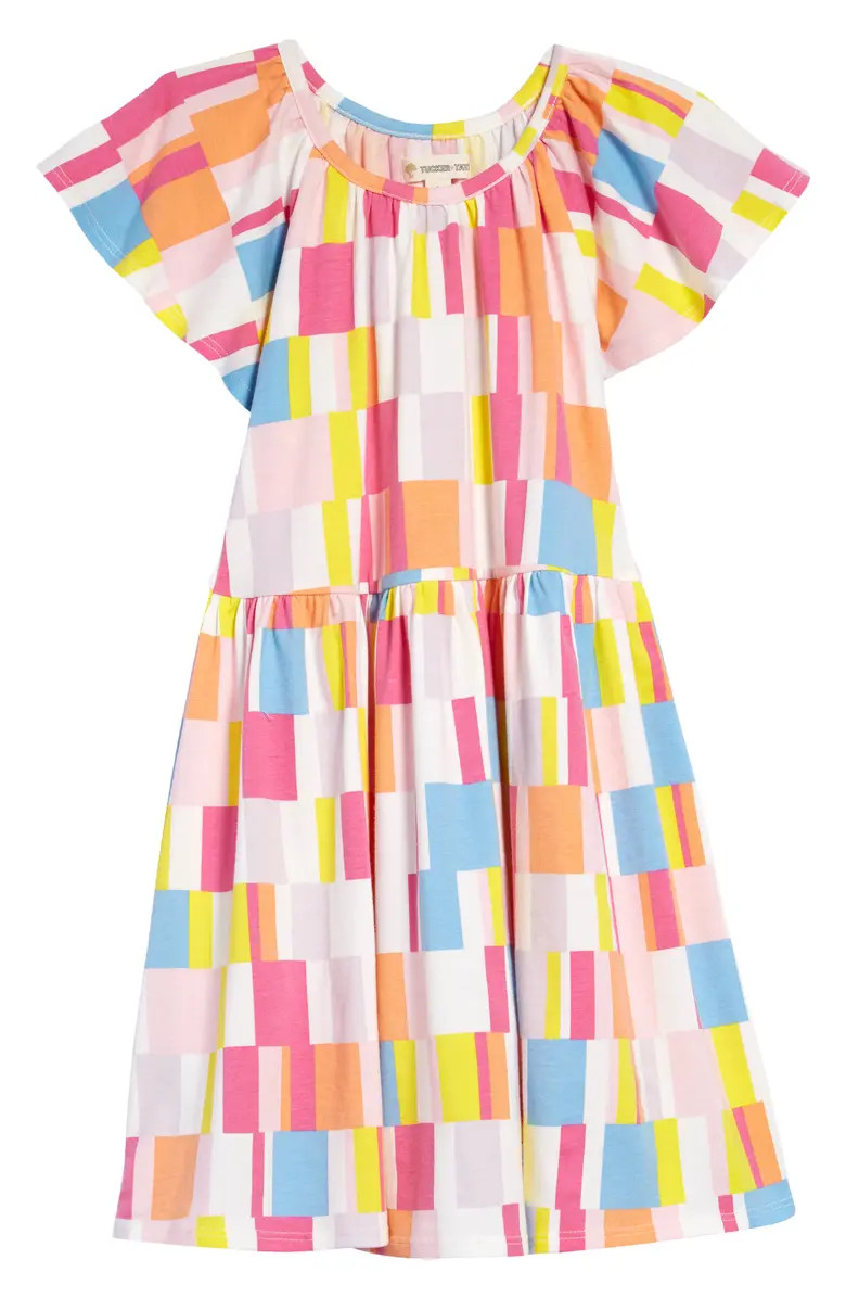 Kids' Flutter Sleeve Dress | Nordstrom
