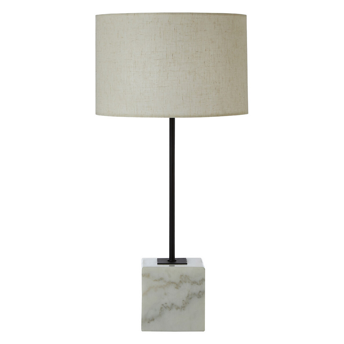 Contemporary Style Iron with Marble Base Table Lamp | La Redoute (UK)