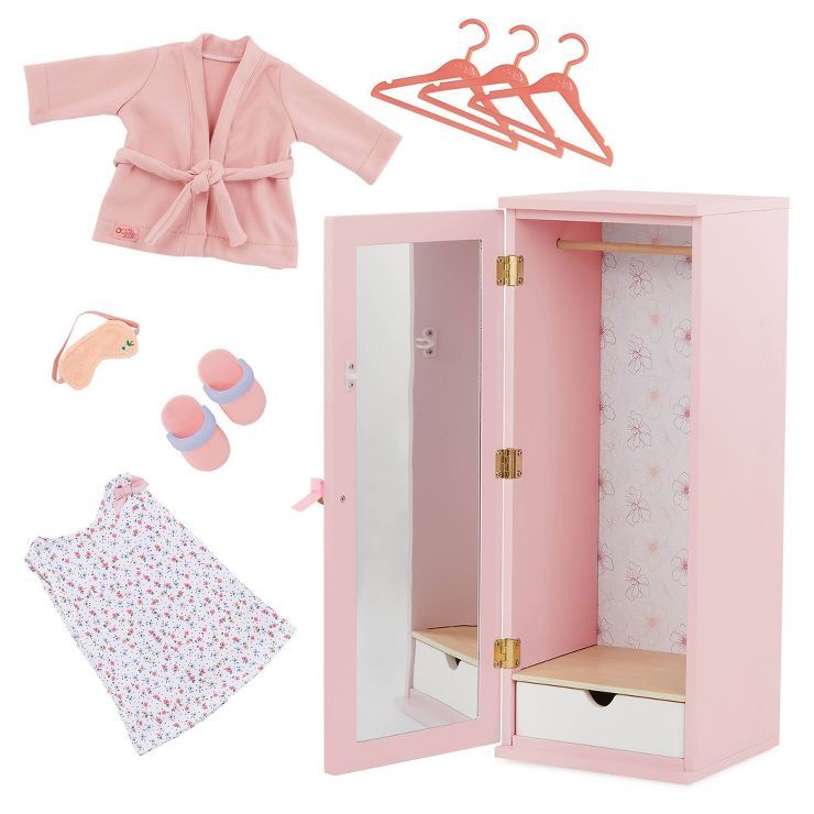 Our Generation Fashion Closet & Outfit Accessory Set for 18" Dolls | Target