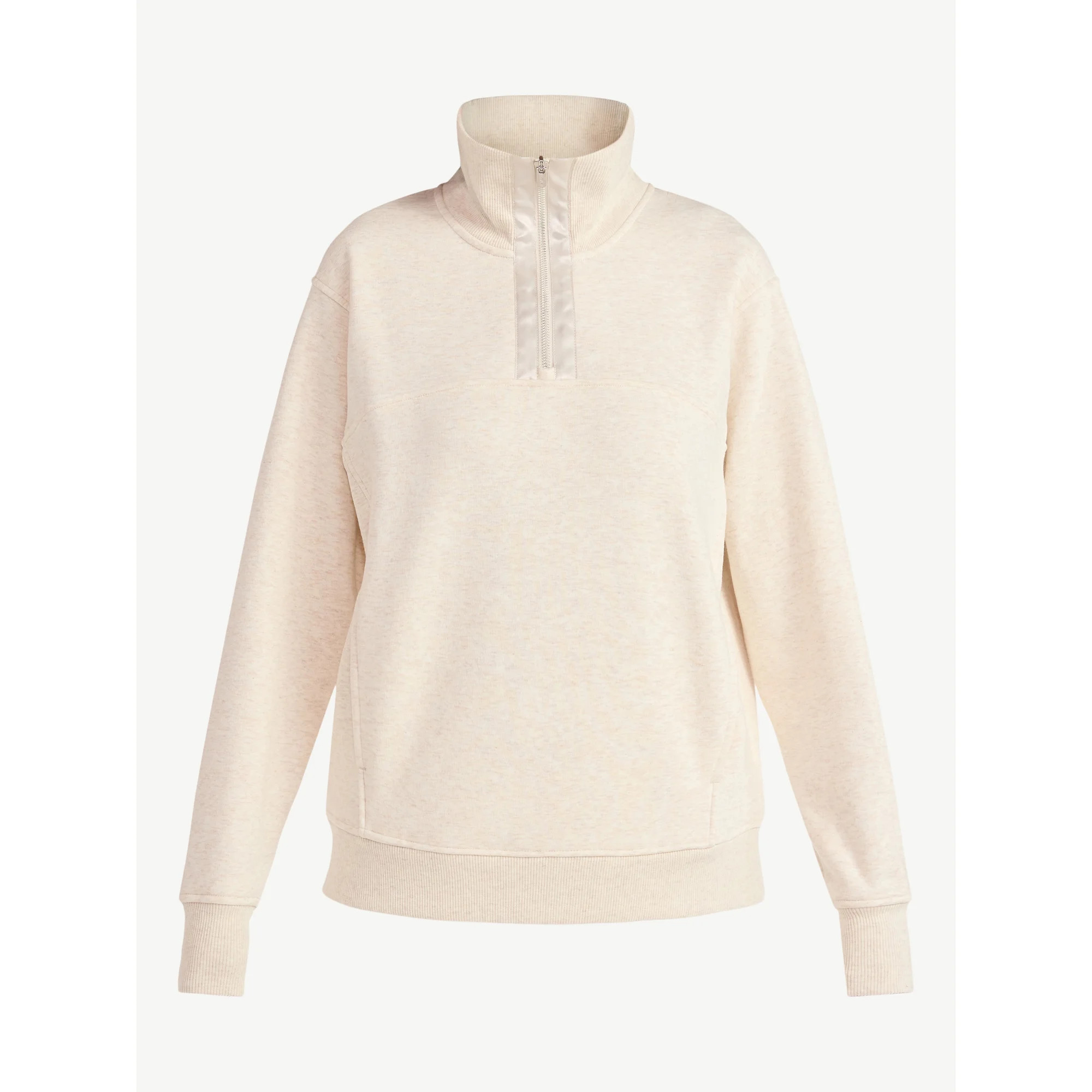 Avia Women's and Women's Plus Fleece Quarter Zip Pullover, Sizes XS-4X | Walmart (US)