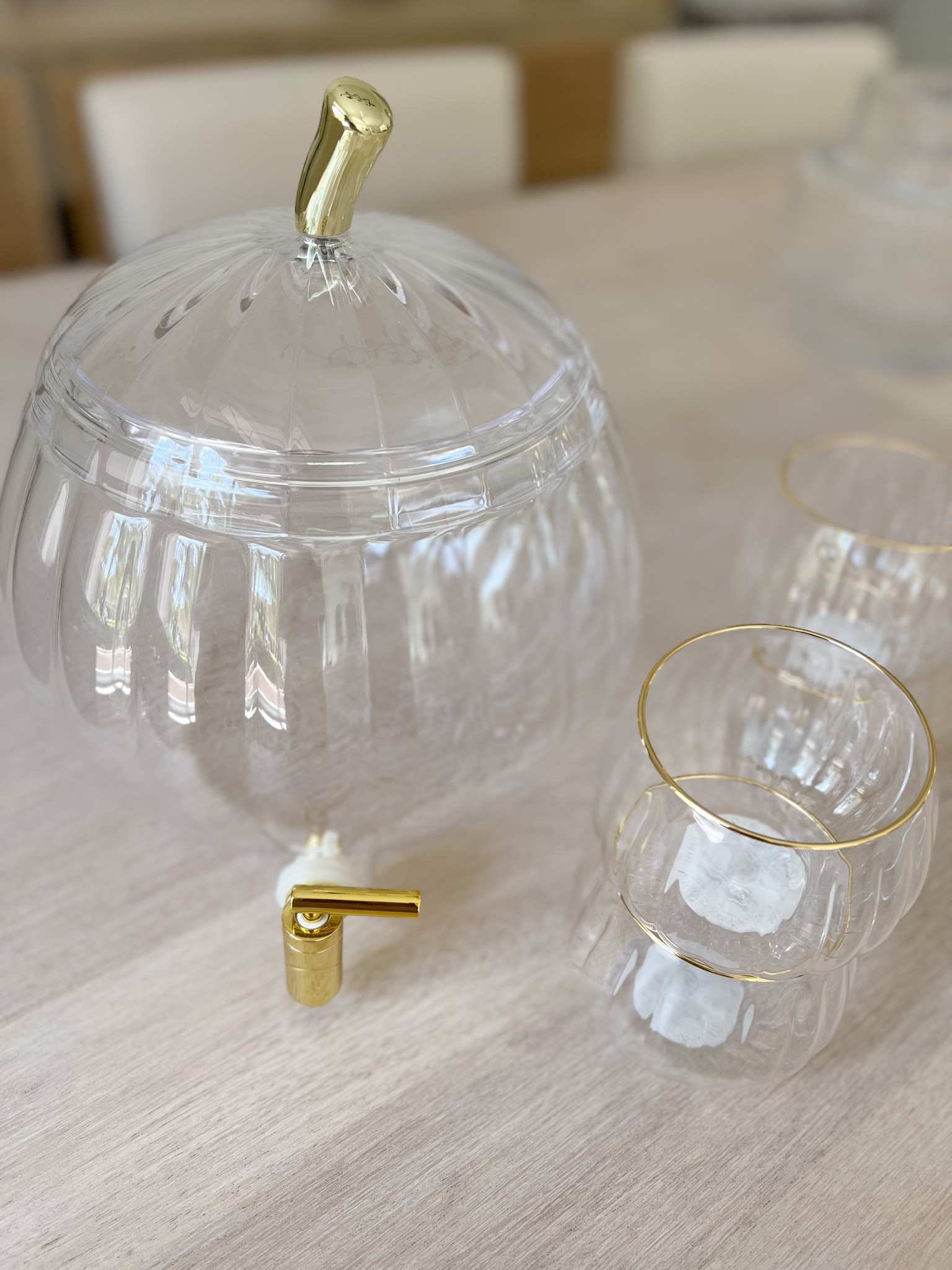 Pumpkin drink dispenser and pumpkin cups! Perfect for a fall gathering or Halloween party 🎃

Target, threshold, fall decor, fall kitchen finds, punch bowl, pumpkin cups, fancythingsblog

#LTKunder50 #LTKFind #LTKunder100