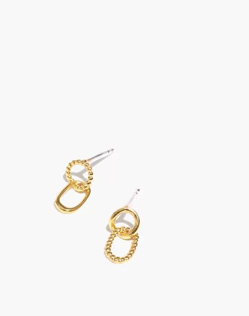 Delicate Collection Demi-Fine 14k Plated Bonded Pair Earrings | Madewell