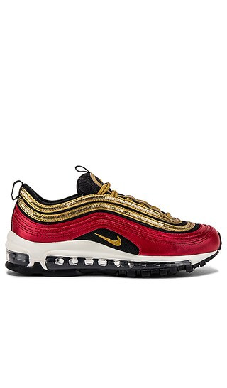 Nike Air Max 97 GD Sneaker in University Red, Metallic Gold & Black from Revolve.com | Revolve Clothing (Global)