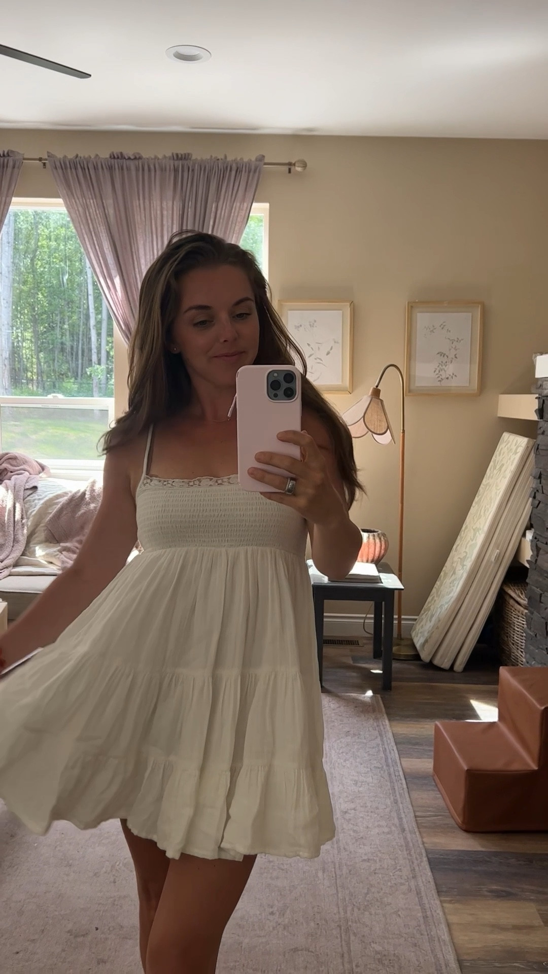 This cutesy little white dress is so sweet and is the perfect breezy option to throw on for a hot summer day 

#LTKSeasonal #LTKSaleAlert