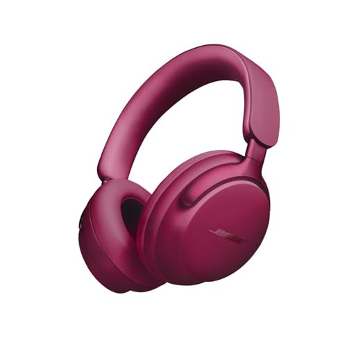 Bose QuietComfort Ultra Bluetooth Headphones, Wireless Headphones with Spatial Audio, Over Ear Noise Cancelling with Mic, Up to 24 Hours of Playtime, Deep Plum - Limited Edition Color | Amazon (US)