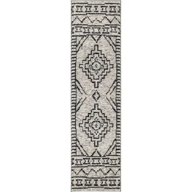 My Texas House South By Silver, Global, Geometric, Woven Runner Rug, 2' x 7'6" | Walmart (US)