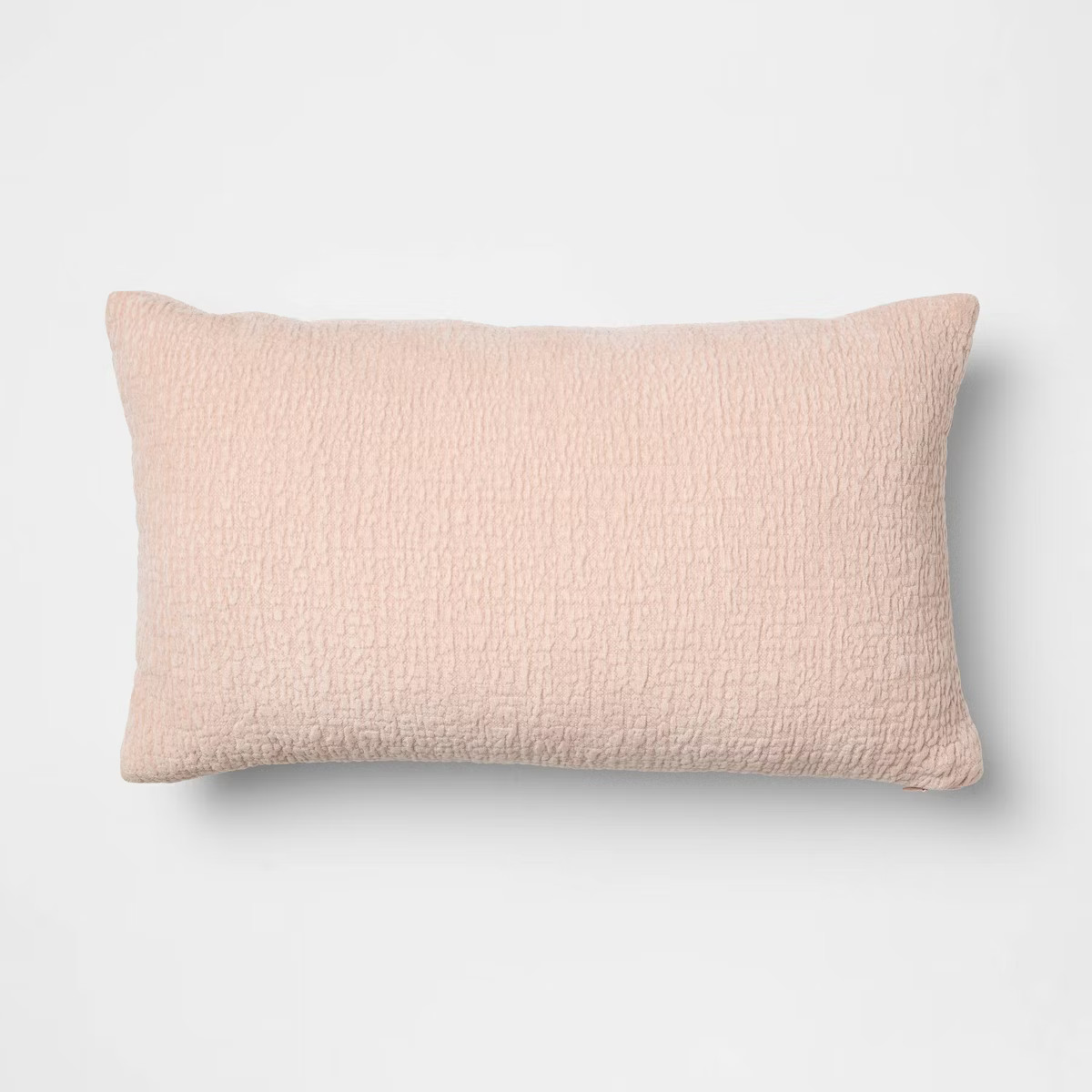 Lumbar Textured Velvet Peach - Threshold™ designed with Studio McGee | Target