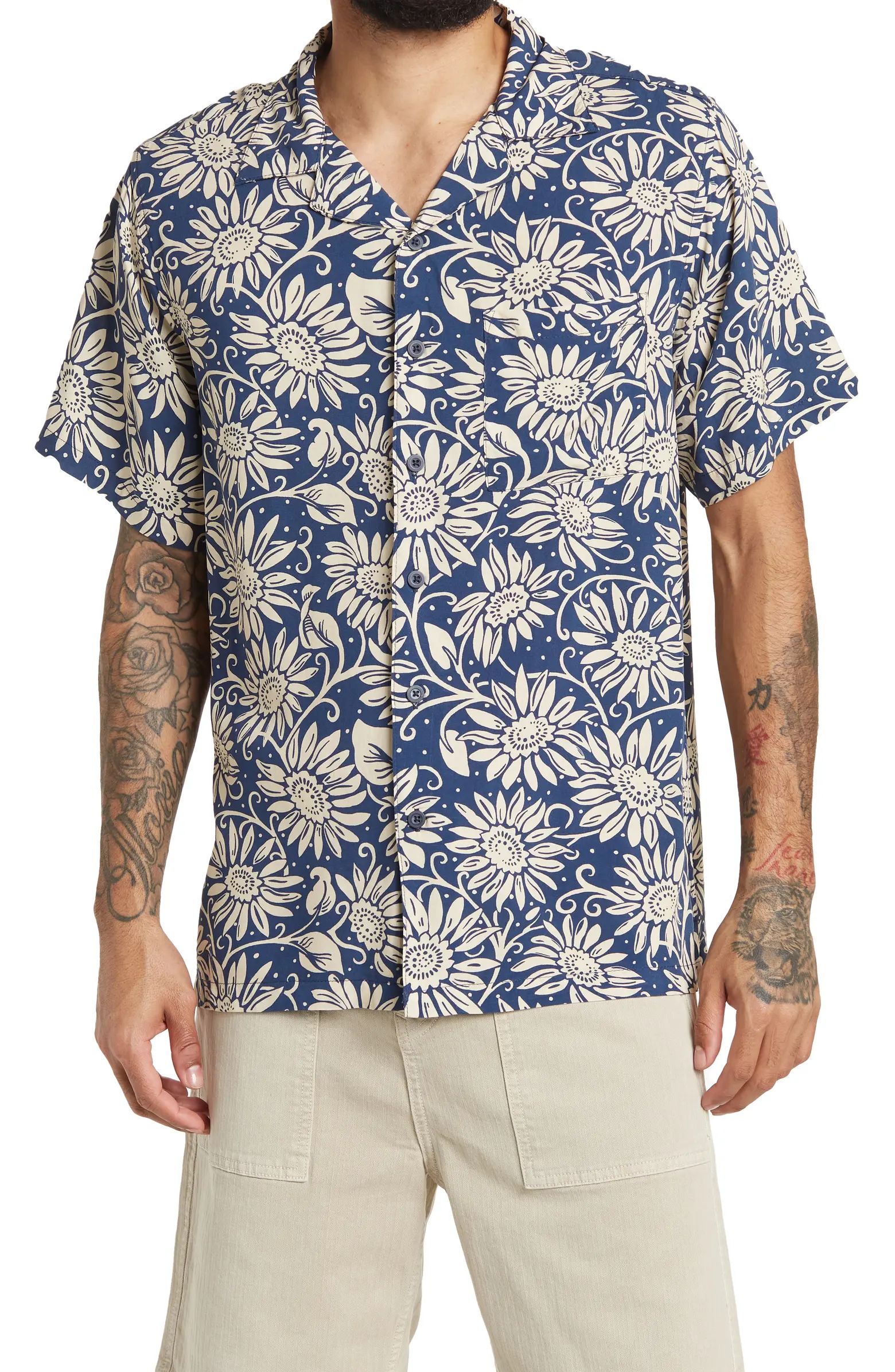 ONIA Floral Print Vacation Shirt | Nordstromrack | Nordstrom Rack