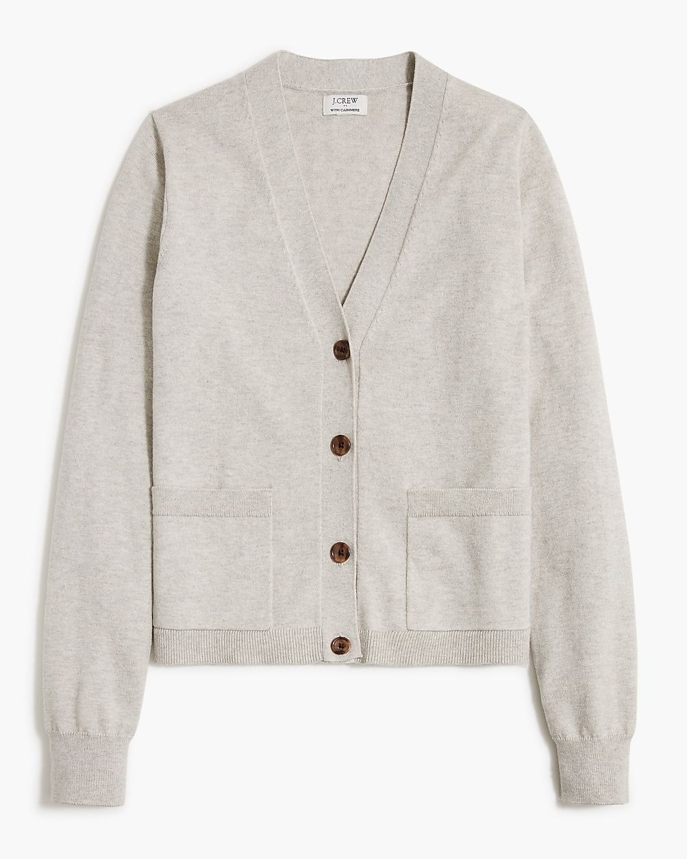 Cotton-blend V-neck cardigan sweater | J.Crew Factory