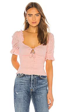 Tularosa Cooper Top in Blush Pink from Revolve.com | Revolve Clothing (Global)