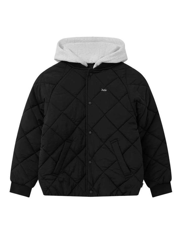 Indie Kids by IndustrieThe Columbia Jacket (8-16 Years) in Solid Black | Myer